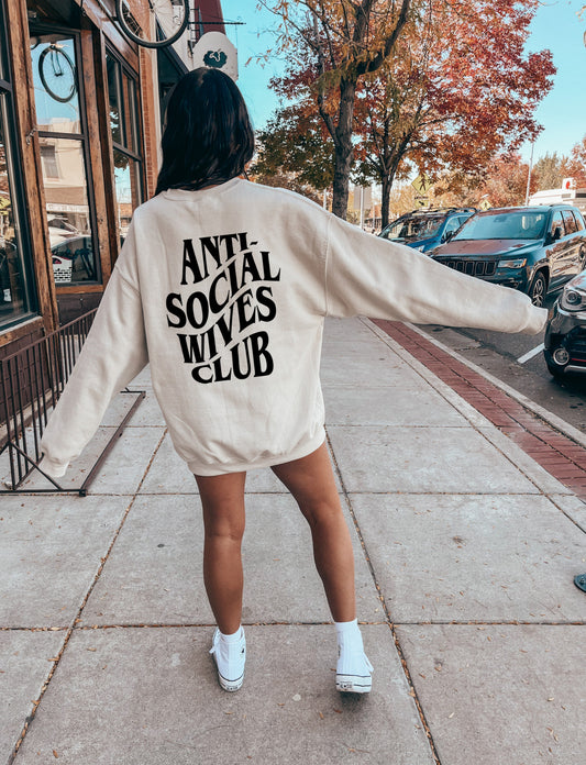 Antisocial Wives Club Sweatshirt