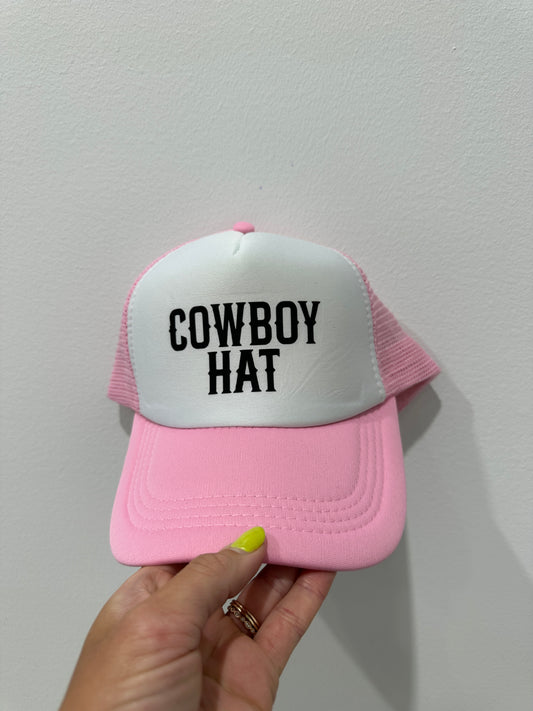 Cowboy Hat Trucker Hat