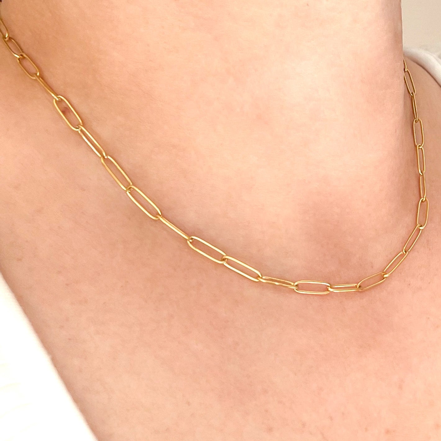 Paperclip Chain Necklace