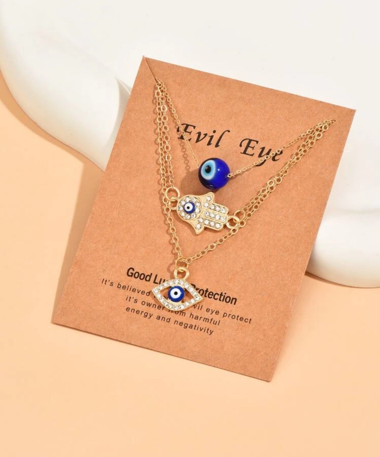 Evil Eye Chain Stack